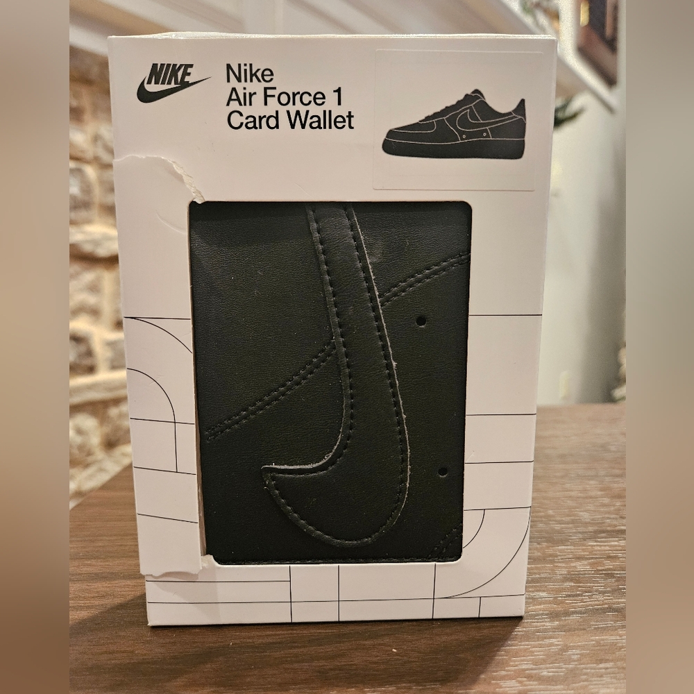 Nike Air Force 1 Card Holder Solid Black